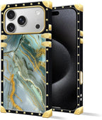 for iPhone 17 Pro Case Luxury Golden Decoration - Image 2
