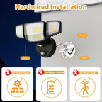 Abovizo 90W Flood Lights Outdoor, 10000LM Dusk to Dawn Outdoor Lighting - Image 2
