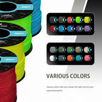 Abma Cord 2.4mm Paracord 275 100ft Nylon Rope 4 Strands Tactical Parachute Cord - Image 5