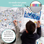 Coloring Pillowcase for Kids – Reusable DIY Pillow Cover - Image 2