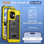 Mitywah Waterproof Case for iPhone 16, Shockproof Heavy Duty Case - Image 2