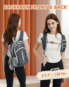 Seektop Small Hiking Backpack Expandable 12L-15L, Lightweight Packable - Image 8
