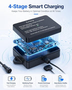 20W Solar Battery Maintainer & Trickle Charger, MPPT & Pulse Tech Solar Panel - Image 3