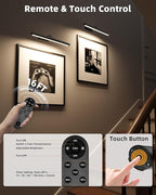 EZVALO 16in Picture Lights for Wall, Rechargeable 6000mAh Cordless Art Lights - Image 5