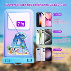 Personalized Initial Waterproof Phone Pouch Case - Image 2