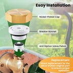 2 Pack Anti Siphon Valve Repair Kit, Vacuum Breaker Fix Set Compatible - Image 6