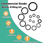 XBVV 32 Size 705 Pcs Plumbing Washers and O-Ring Kit 2-in-1 Rubber Gasket - Image 9