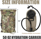 PETAC GEAR 1.5L / 3L Tactical Hydration Pack，Molle Carrier Pouch - Image 6