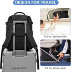 coofay Large Travel Backpack For Women Airline Approved Carry On Waterproof - Image 7