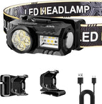 LED Rechargeable Headlamp, 6 Modes by SHILIPAIProfessionalLighting