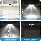 AmeriTop Solar Lights Outdoor, 2 Pack LED High Brightness Cordless Solar Motion - Image 7