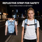 Ultra-Light Soft Daypack 15L/20L, Cushioned Breathable Back Panel Backpack - Image 4