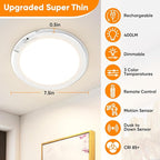 Rechargeable Motion Sensor Ceiling Lights - Image 2