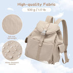 G4Free Small Backpack for Women, Nylon Casual Daypack for Work Travel Campus - Image 4