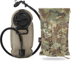 PETAC GEAR 1.5L / 3L Tactical Hydration Pack，Molle Carrier Pouch by PetacGear