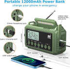 Eoxsmile NOAA Weather Radio 12000mAh - Image 3