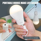 10Pack Rechargeable Emergency Light Bulb, A19 9W Warm White 3000K Self-Charging - Image 6
