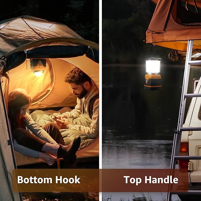 Lepro 1000LM Battery Powered LED Camping Lantern, Camping Essentials, - Image 5