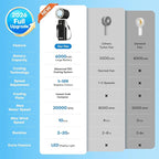 6000mAh Portable Handheld Fan - Image 5