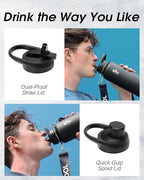 Coolflask 32 oz Water Bottle - Image 4