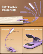 Glocusent 13 LEDs Book Lights for Reading at Night, 120 Hrs Runtime - Image 6
