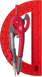 Mr. Pen- Geometry Compass and Protractor Set, 6 Inch Compass, 6 Inch Protractor by MrPen