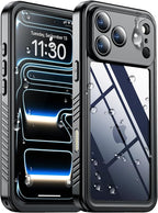 SPIDERCASE for iPhone 17 Pro Case Waterproof, Built-in Lens & Screen Protector by SPIDERCASE