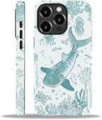 for iPhone 14 Pro Case, HH2 Ocean Whale Shark Hybrid 2 Layer Hard Shell by Unknown