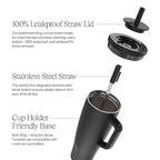 BrüMate Era 30 oz Tumbler with Handle and Straw | 100% Leakproof Insulated - Image 2