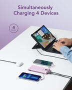 VEGER Portable Charger with Built-in AC Plug and Cables, All in One 10000mAh - Image 4