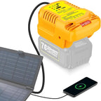 Solar Charger Adapter for Dewalt 20V/60V Battery, Outdoor Work - Image 9