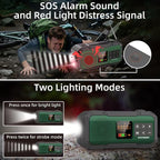 NOAA Weather Radio AM/FM, Portable 7400mWh/2000mAh Rechargeable Battery Operated - Image 7