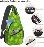 Cute Cartoon Frog Sling Bag For Women Men Funny Frogs Backpack Crossbody - Image 4