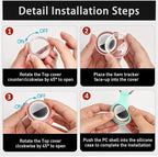 Linsaner Waterproof for AirTag 2nd Gen & 1st Gen Holder Case Keychain for Air - Image 6