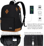 SUPACOOL Casual Laptop Backpack, Lunch bag, Pencil bag, School backpack - Image 5