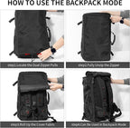 YOUMIAN Large Capacity For Travel Hiking Sports Carry On Backpack Durable - Image 8