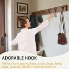 Cute Flying Pig Decorative Wall Double Hook - Image 2
