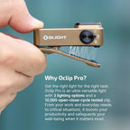 OLIGHT Oclip Pro EDC Flashlight Clip-on Light, Rechargeable 500 Lumens - Image 6