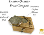 Brass Compass Gift to My Son Never Forget I Love You, Sentimental Keepsake from - Image 8