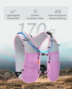 ECOHUB Running Hydration Vest Backpack, Lightweight Breathable Pack - Image 2