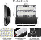 36000LM LED Stadium Flood Light Commercial 1500W Equivalent LED Arena Lighting - Image 5