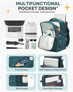 coofay Travel Backpack Carry on Flight Approved Mochila De Viaje Carry on - Image 6