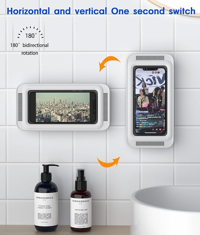 Mistriddle Waterproof Shower Phone Holder - Image 7