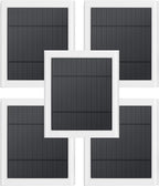 5 Pack IP65 Solar Panel for Rings Camera, 4W Solar Charger Compatible by Paodekua