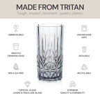 BELLAFORTE Shatterproof Tritan Tall Tumbler Set of 4, 18oz - Image 2