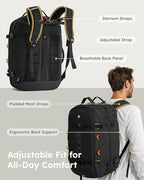 Tolaccea Travel Backpack for Men Women, 40L-50L Carry On Backpack - Image 9