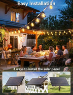 Brightever 150FT Solar String Lights Outdoor Waterproof - Image 8