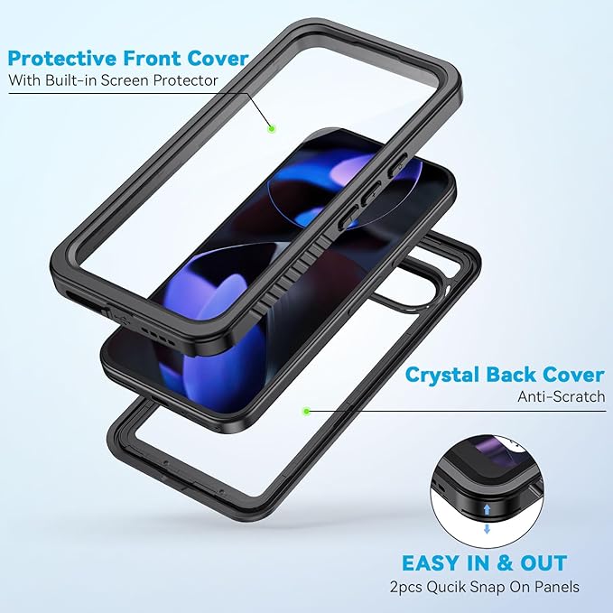 Lanhiem for Pixel 9 Case, IP68 Waterproof Dustproof Case - Image 6