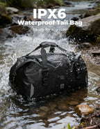 KEMIMOTO Waterproof Motorcycle Dry Bag – Duffle Tail Bag Soft Luggage, - Image 2