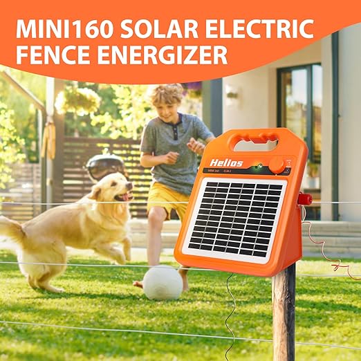 MINI160 2 Miles Solar Fence Charger, 0.16 Joule Solar Electric Fence Charger - Image 5